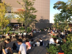 Tokyu Plaza's rooftop garden 